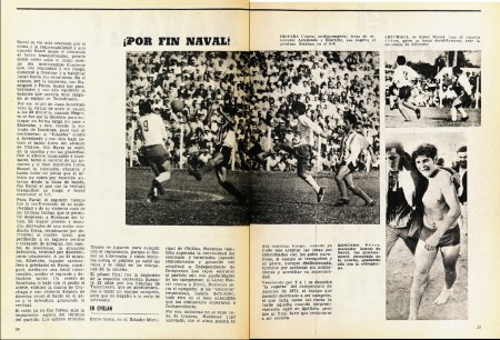 ¡Por Fin Naval! Gana a Lister Rossel 2-1; en Linares y sube a 1era. División. Revista Estadio N°1483; 30-12-1971; Págs. 24-25